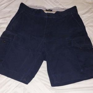 Navy Polo Cargo Chino Shorts